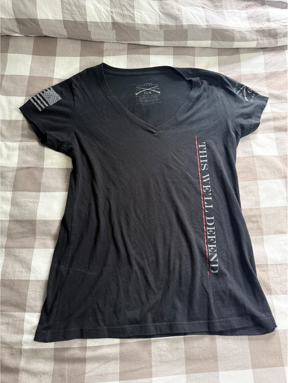 Women's Top | Short Sleeve Tee | Grunt Style | Size Large